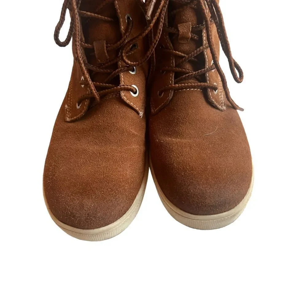 Circus by Sam Edelman Brown Jamie Padded Collar Boot sz 7